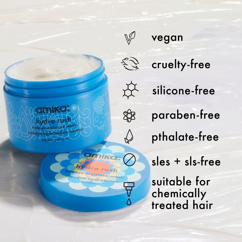 Amika Hydro Rush Intense Moisture Mask - Picture 3 of 4